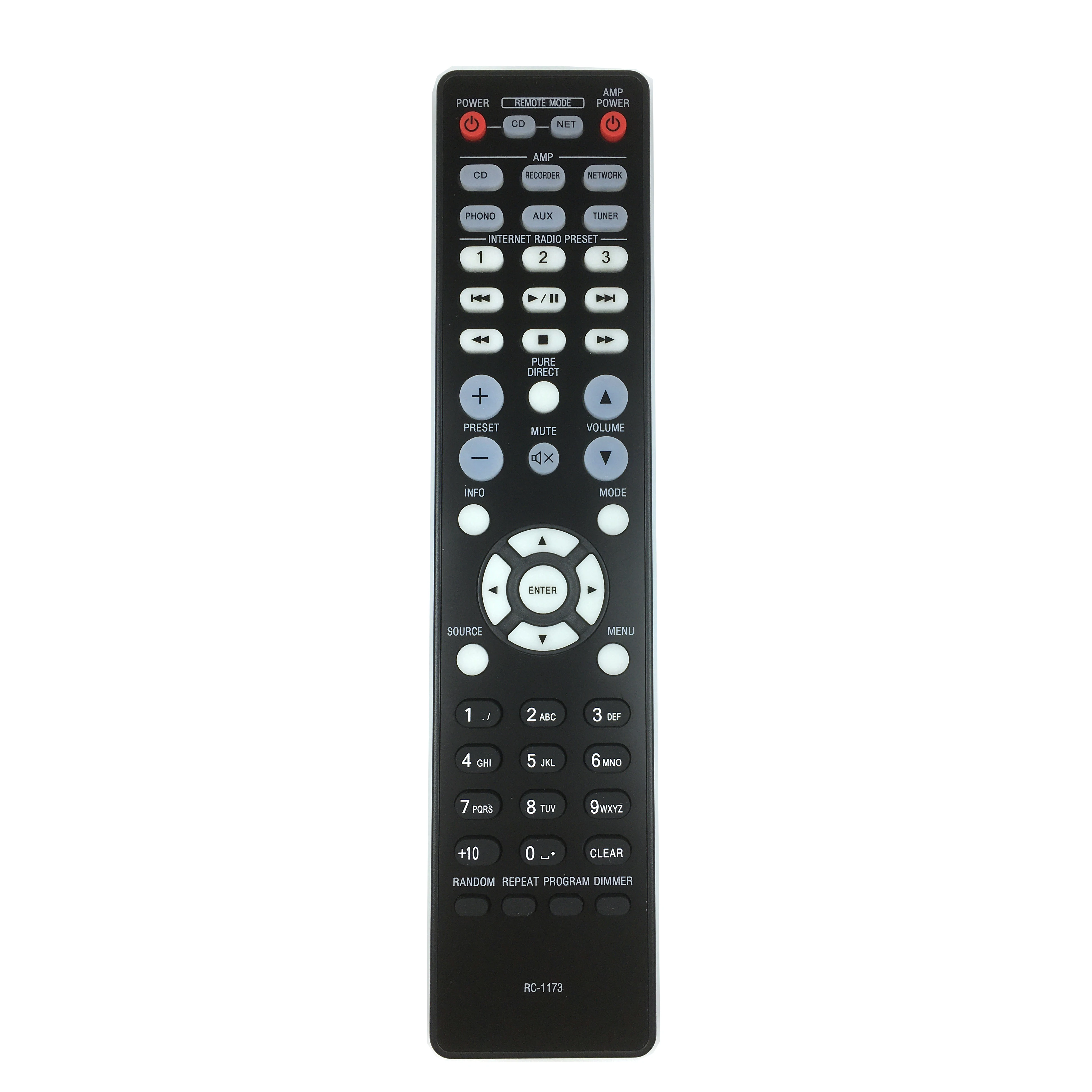 Rc-1173 Sostituire Il Telecomando Per L'Amplificatore Integrato Denon Pma-720 Pma-520Ae Dcd-720Ae Dcd-520Ae Rc-1197 Pma-720Ae
