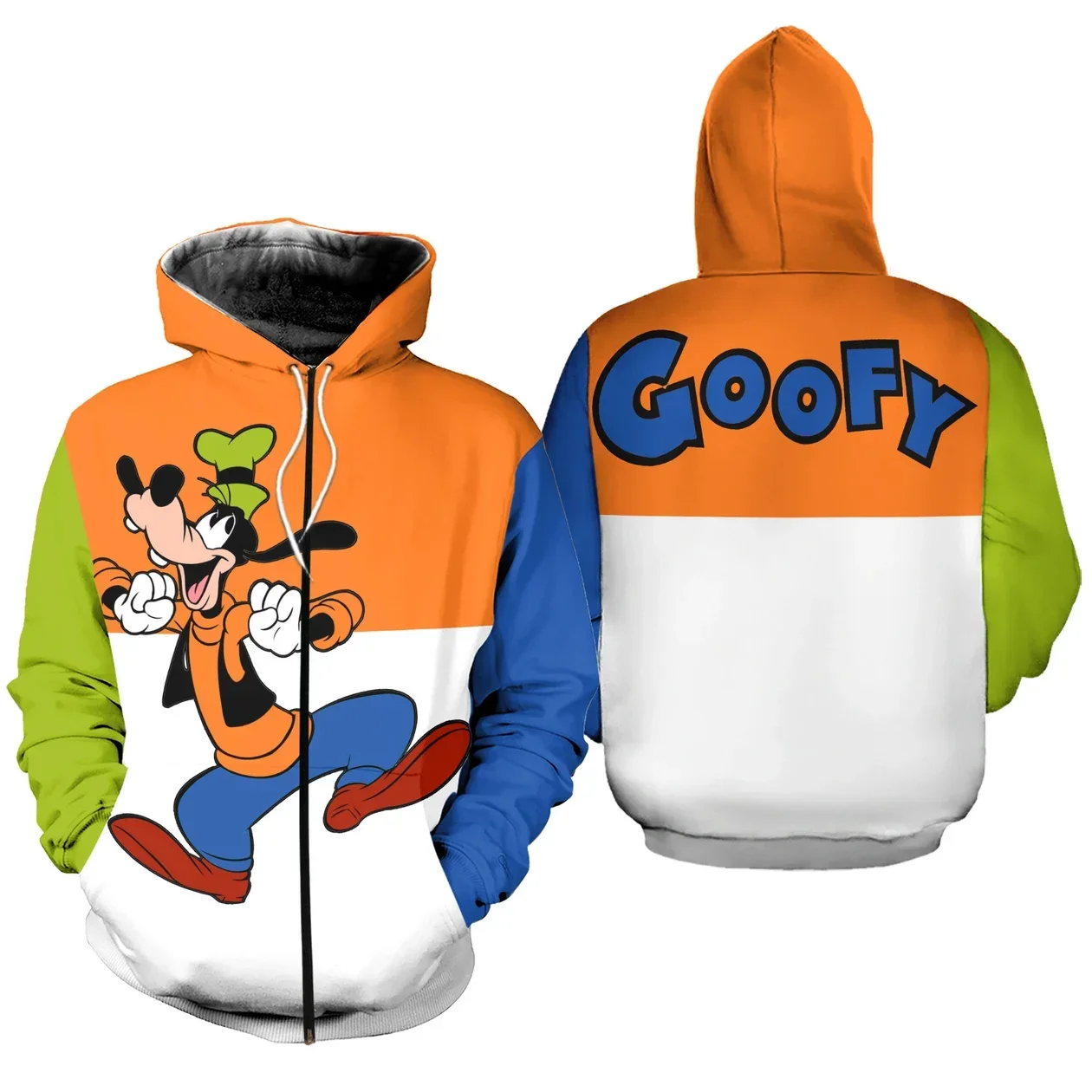 Felpa Con Cappuccio Disney Goofy Dog 3D Felpa Con Cappuccio Disney 3D