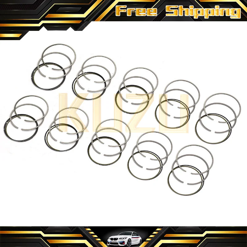 11257836578 Set Fasce Elastiche Motore Per Bmw M5 M6 E60 E61 E63 E64 S85B50 5.0 V10 Aspirato Naturalmente