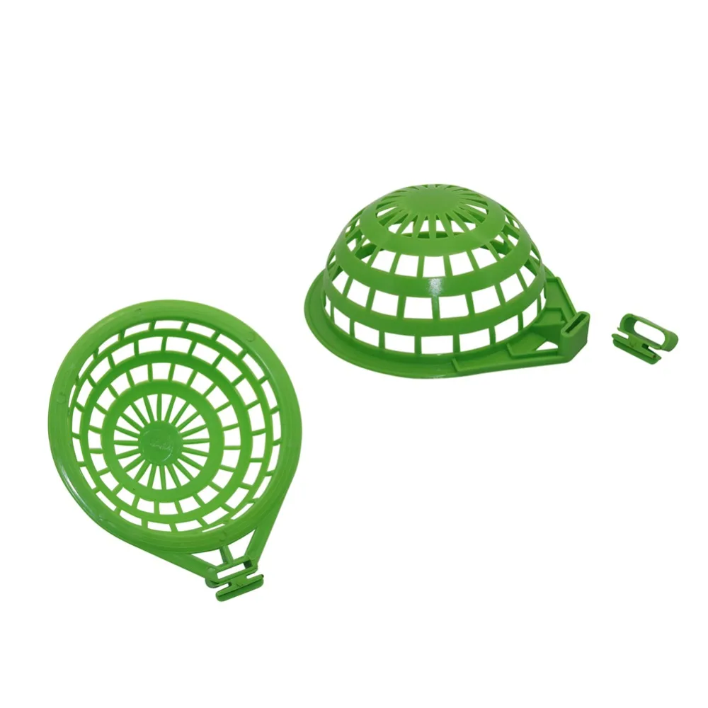 2 Pcs Verde Di Plastica Nido Di Uccello Gabbia Gabbie Decorativo Uova Di Uccelli Nido Di Pan Uccelli Da Compagnia Da Cova Strumenti Di Animali Da Comp
