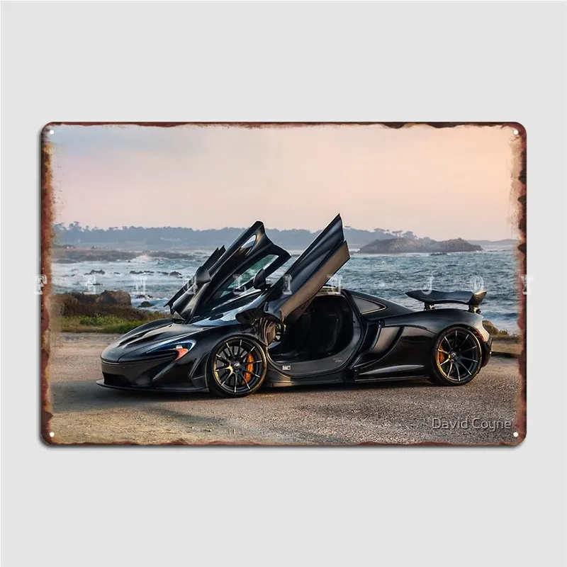 Mclaren P1 Pronto Per Il Decollo Cartello In Metallo Cinema Garage Club Bar Retro Wall Decor Tin Sign Poster