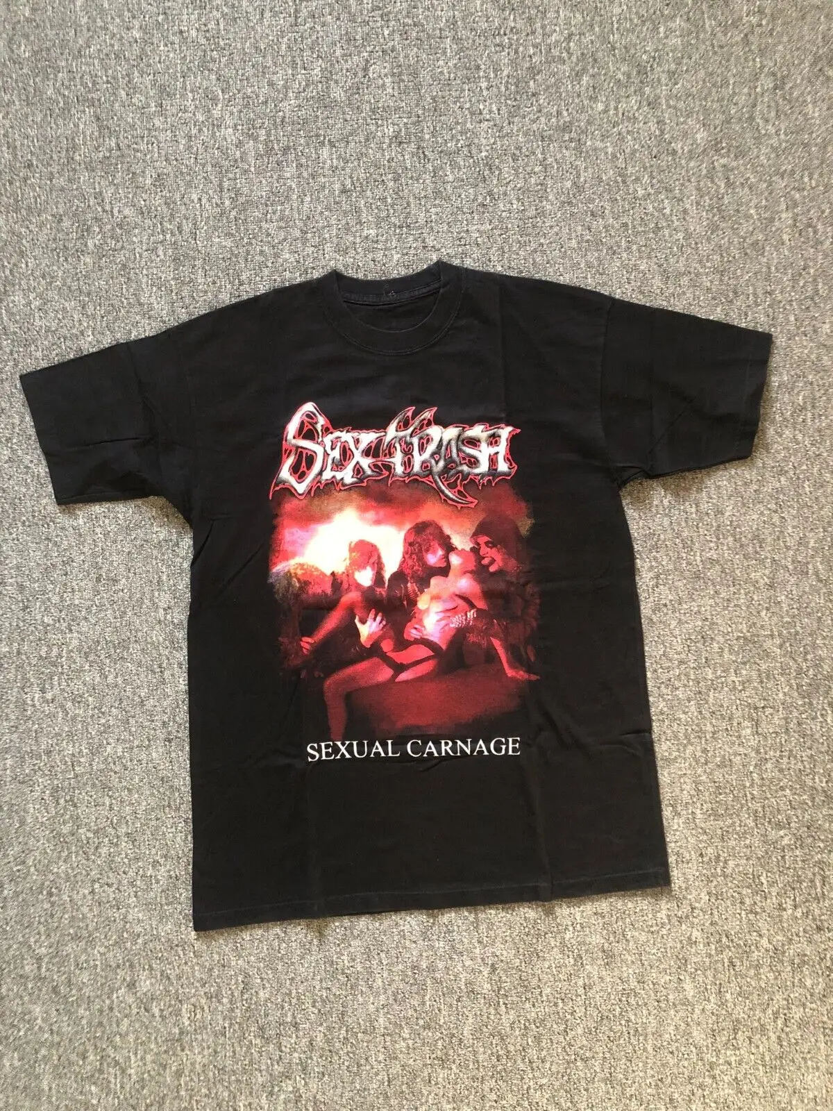 Sextrash Sexual Carnage T Shirt Cuffifago Sepultura Vulcano Hellhammer Vulcano