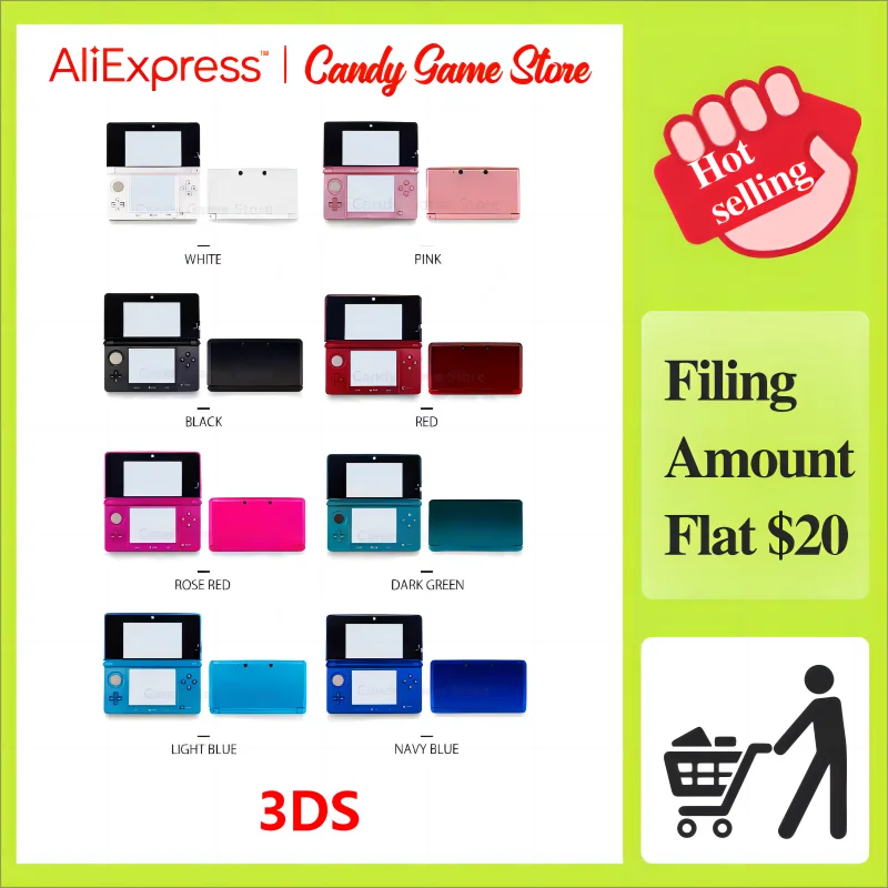 Originale Ricondizionato Nuovo 3Dsxl 3Ds 3Dsxl 3Dsll Console Di Gioco Portatile Giochi Gratuiti Nitendo 3Ds