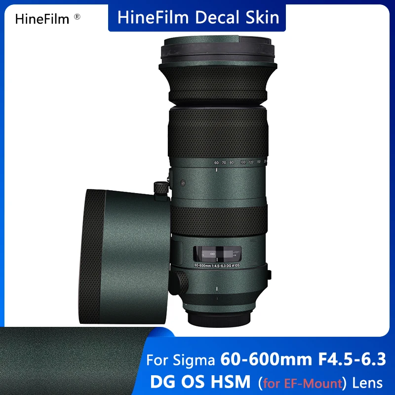Per Sigma 60 600 Ef Mount Lens Sticker Decal Skin Per Sigma 60-600Mm F4.5-6.3 Dg Dn Os Sports Lens Premium Skin Wrap Cover Film