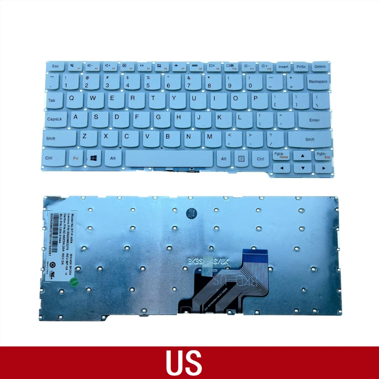 Per Lenovo Yoga 3 11 Yoga 300-11 300-11Ibr 300-11Iby 700-11Isk Flex 3 11 Sostituzione Della Tastiera Del Computer Portatile Us