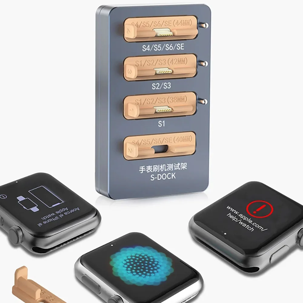 Jcid Aixun S-Dock Awrt Ibus Adattatore Restor Tool Per Ibus Apple Watch S1 S2 S3 S4 S5 S6 Ripristino Iwatch Banco Di Prova Strumenti Di Riparazione