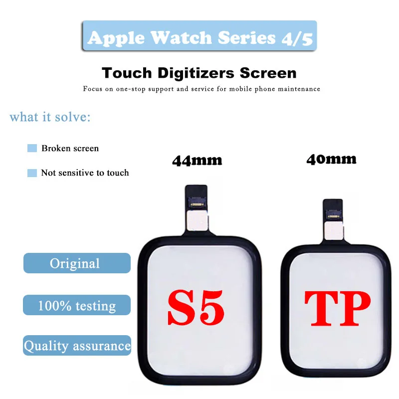 Touch Panel Per Apple Watch Series 5 Touch Screen Digitizer Per Apple Watch Series5 S5 40 Mm44Mm Touch Glass Sostituzione