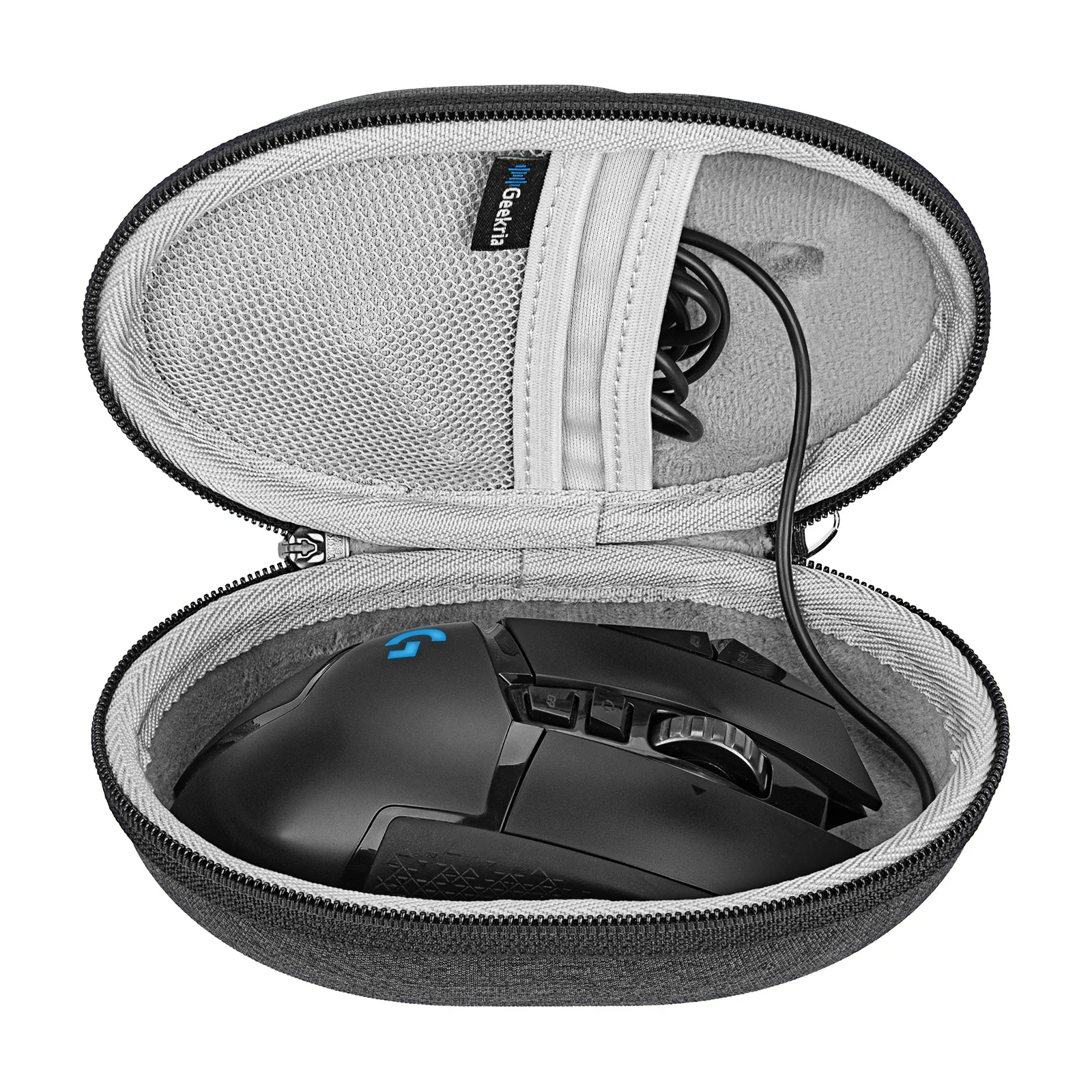 Custodia Rigida Per Mouse Geekria Compatibile Con Logitech G502 Hero/G502 Se/G903 Mouse Lightspeed, Custodia Per Mouse Da Gioco Wireless