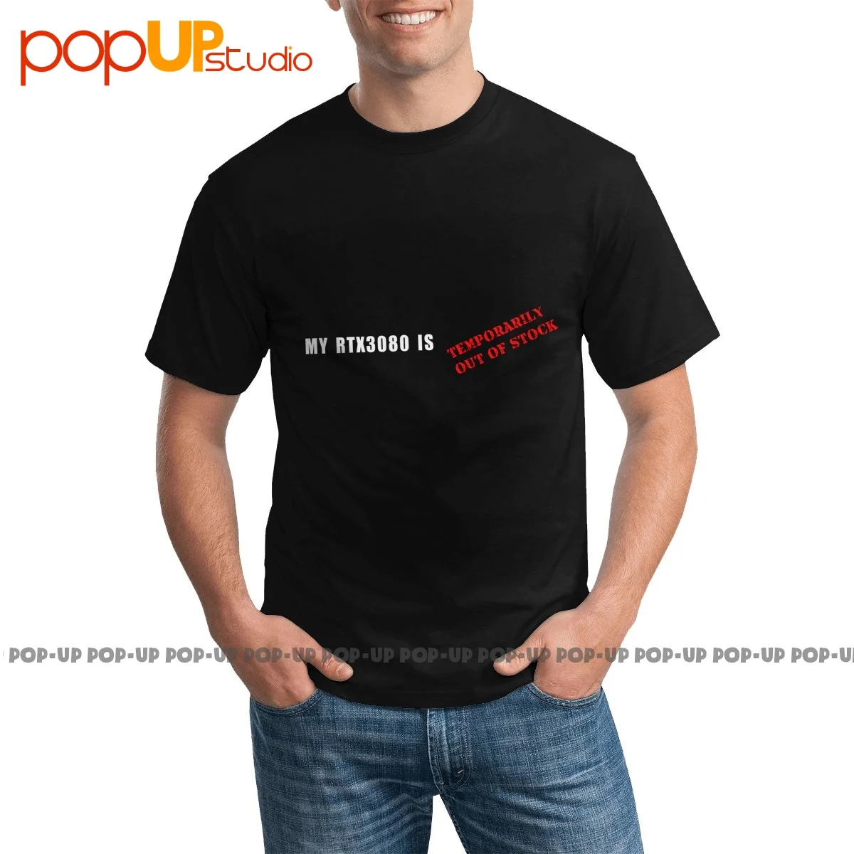 Pop Nvidia Geforce Rtx 3080 Fe Founds Edition T-Shirt Design Splicing Maglietta Della Migliore Qualità