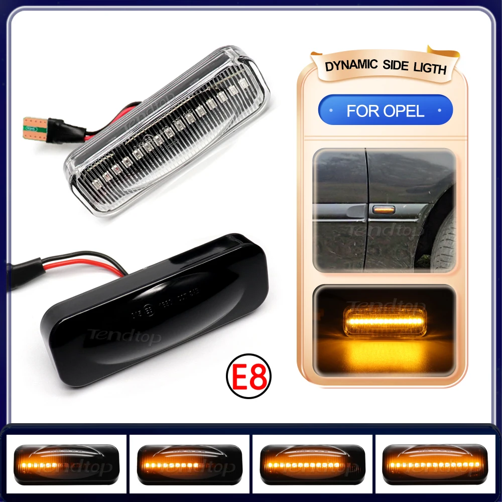 2Pcs Dynamic Led Lampeggiante Indicatore Di Direzione Laterale Lampada Per Auto Per Opel Omega B Stufenheck Caravan 1994-2003