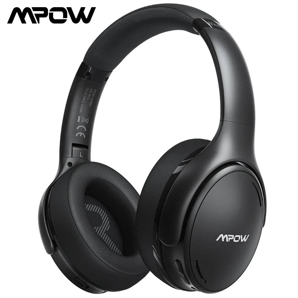 Cuffie Bluetooth Wireless Mpow H19 "Cuffie Con Cancellazione Del Rumore Cvc 8.0 Aggiornate Con Tempo Di Riproduzione Bt 5.0 E 30H Per Smartphone