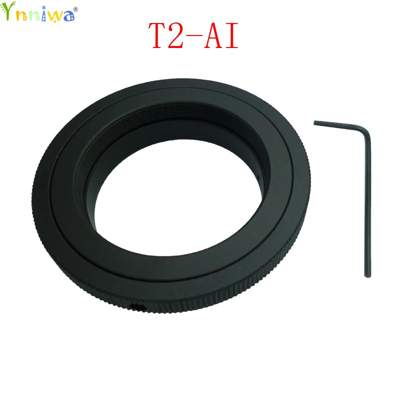 10 Pz/Lotto T2-Ai T2 T Lens Per Nikon Anello Adattatore Di Montaggio Per D50 D90 D5100 D7000 D3 Dslr Slr Camera