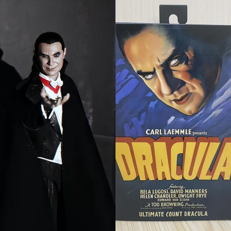New Neca 04814 18Cm Monster Vampire Dracula 7 "Mobile Puppet Hand Do Pvc Figure Statue Collection Model Figure Toys Models Gift