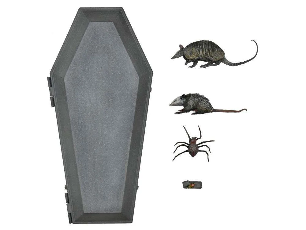Neca Universal Monsters Horror Vampire Hammer Dracula Coffin Accessory Pack Action Figure Model Toys Collezione Originale