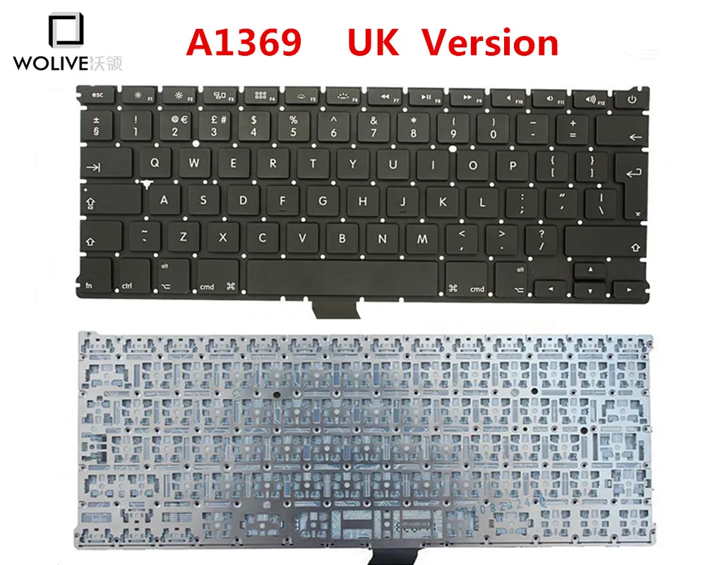 Nuova Tastiera Originale A1369 A1466 Uk Per Macbook Air 13 "2010-2015 Anno Versione Lingua Sostituzione Uk