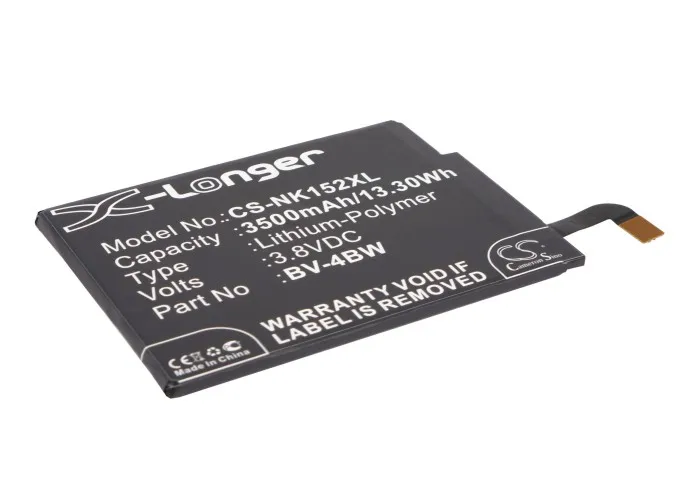 3500Mah Bv-4Bw Batteria Per Nokia Lumia 1320.1 Beastie Lumia 1520 Lumia 1520 3G Rm-938 Rm-939 Batman Lumia 1520.3 Lumia 1320 3G R
