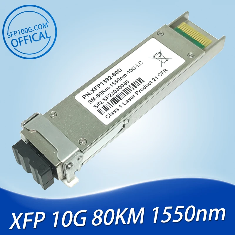 Alcatel 1Ab217280002 3He01545Ca Nokia 3He05833Ca 3He01545Aa Adtran 1442980G1C Adva 61701812 80Km 1550Nm 10G Xfp Transceiver