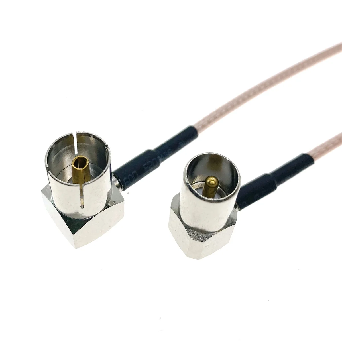 Cavo Tv Maschio Ad Angolo Retto A Tv Iec Femmina Connettore Ad Angolo Retto Cavo Coassiale 75 Ohm Rg179