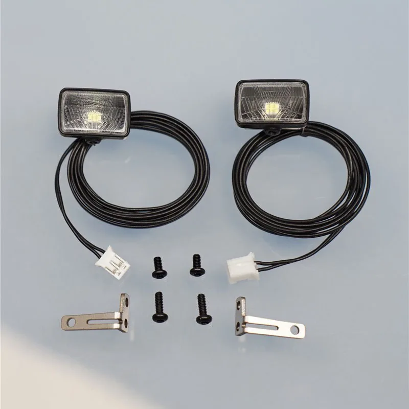 Rc Modello Escavatore Idraulico Big Arm Spotlight Led Light Per 1/12 1/14 Dump Scania Volvo Truck Kabolite Cat336 Huina Jdm Lesu