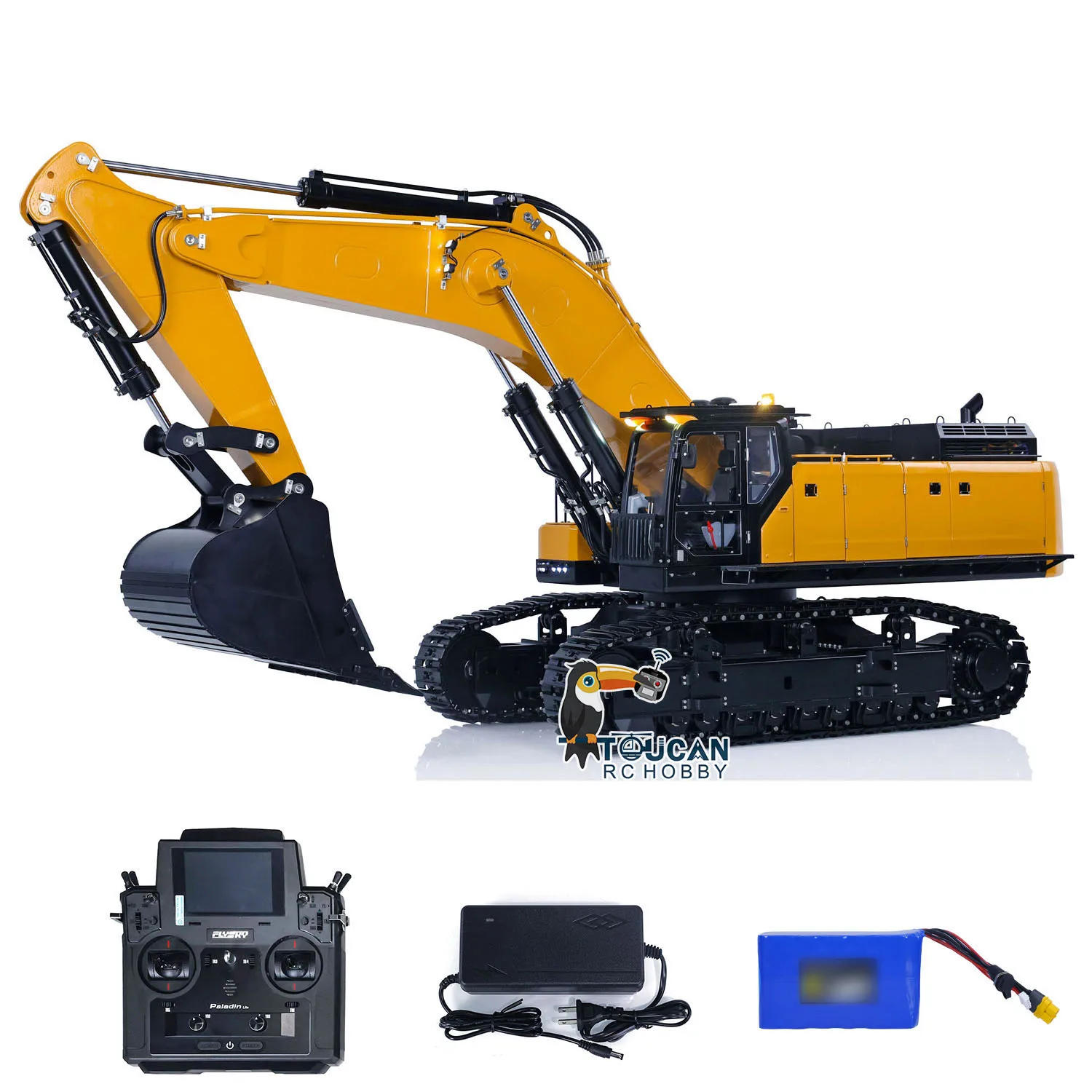 Kabolite K980 Sy980H Rc 1/14 Escavatore In Metallo Sany Heavy Hydraulic Earth Digger Model Light Sound Systems Verniciato Giocattolo Assemblato