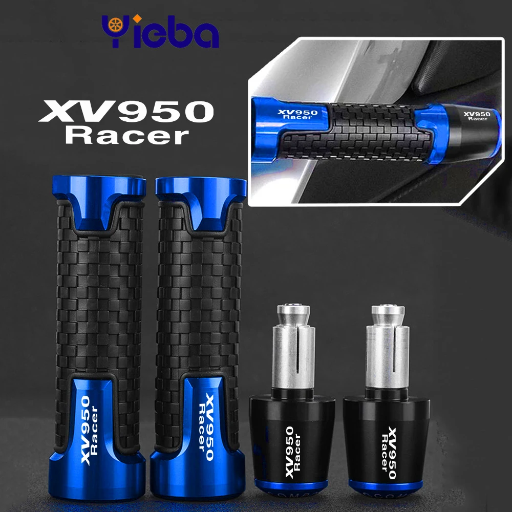 Manopole Per Manubrio Cnc 22Mm Per Moto Per Yamaha Xv950Racer Xv 950 Racer 2015-2020 Xv-950 2022 2023 2021 Tappi Terminali Per Tappi Per Manubrio