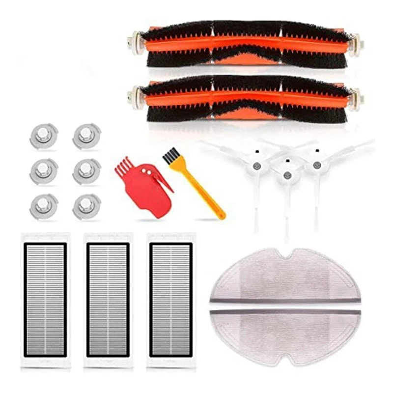 Pezzi Di Ricambio Per Xiaomi Roborock S50 S55 S6 S5Max 18 Pezzi, Accessori Per Xiaomi Roborock Vacuum Robot