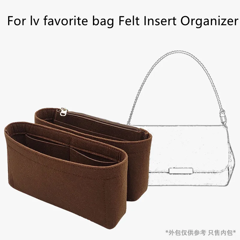 Per Flip Preferito Per Le Pliage Filet Tote Donna Multifunzione Feltro Inserto Organizer Borsa Trucco Borse Cosmetiche Stoccaggio Interno