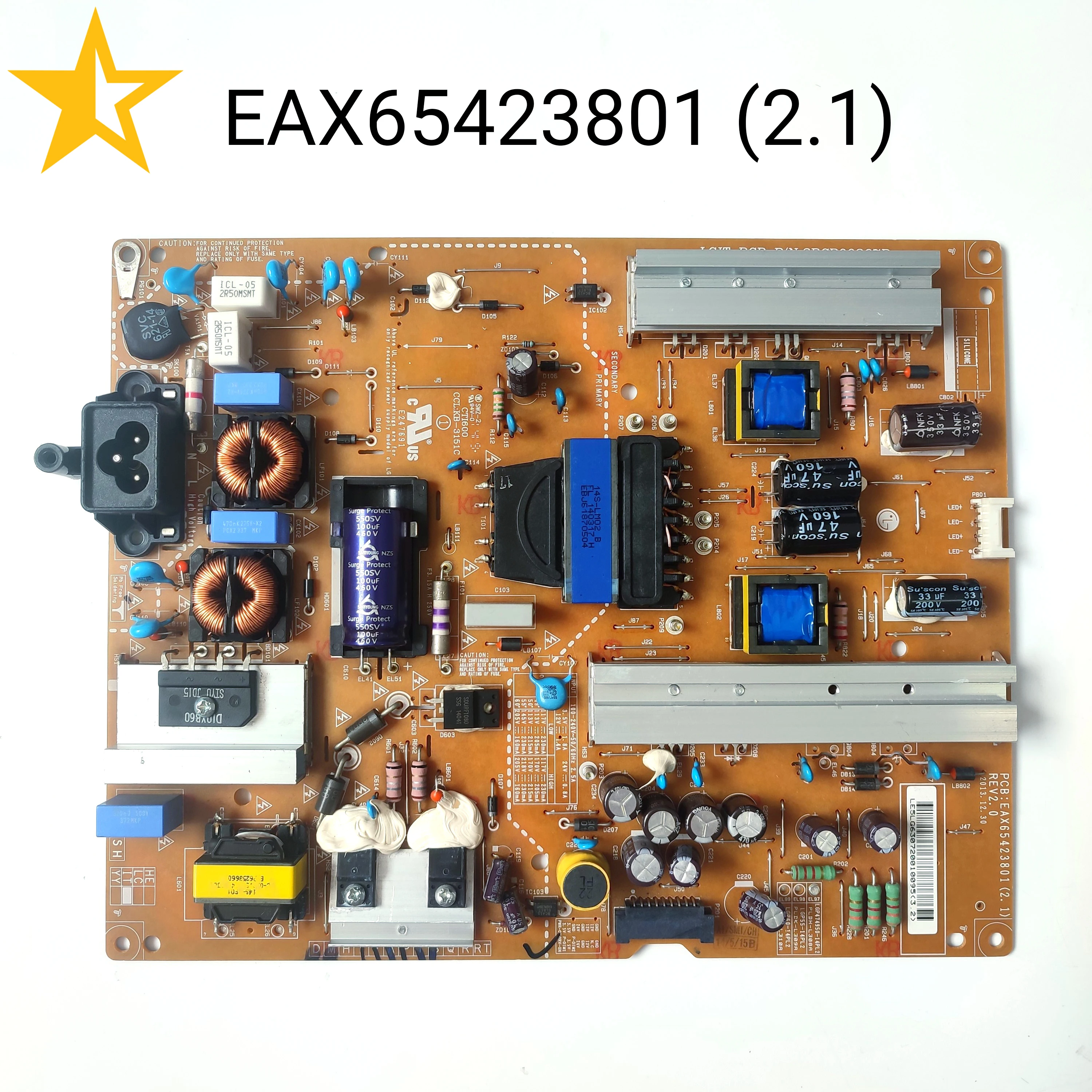 Scheda Di Alimentazione Originale Originale Lg Muslimexmuslimexmuslimexpsu Eax65423801 (2.1) Lgp474950-14Pl2