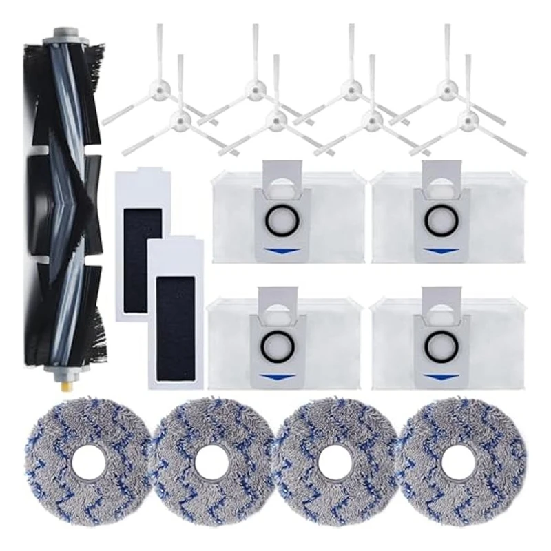 19 Pezzi Di Ricambio Per Ecovacs Deebot T20 Omni/Max/Pro,Ecovacs T20 Max Kit Di Accessori Per Aspirapolvere
