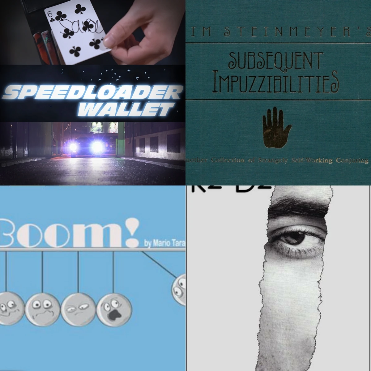 Speed Loader Plus Wallet, Pratiche Successive Di Jim Steinmeyer,Boom! Di Mario Tarasini,R2D2 Di Billy Dyment-Trucchi Magici