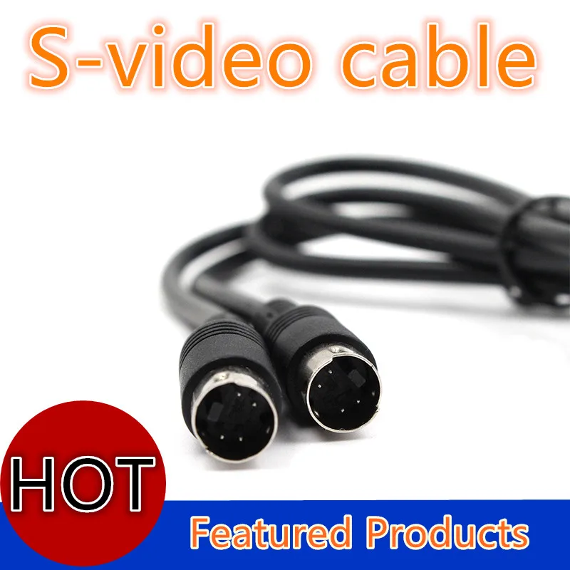 Cavo Video S Video 4-Pin 4P Maschio A Maschio S-Vedio Tv Via Cavo Video Per Tv Hdtv Dvd Lcd Vcr