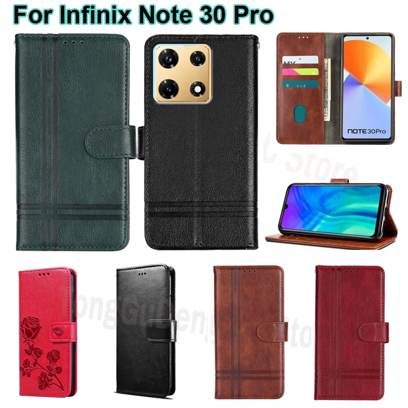 Custodia In Pelle Vintage Per Infinix Note 30 Pro Muslimatogn.
