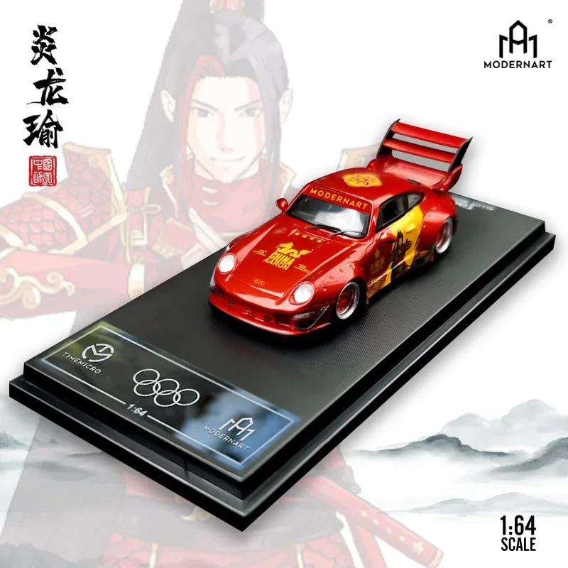 1:64 Porsche Rwb 993 China Aaron Animation Alloy Simulation Car Model