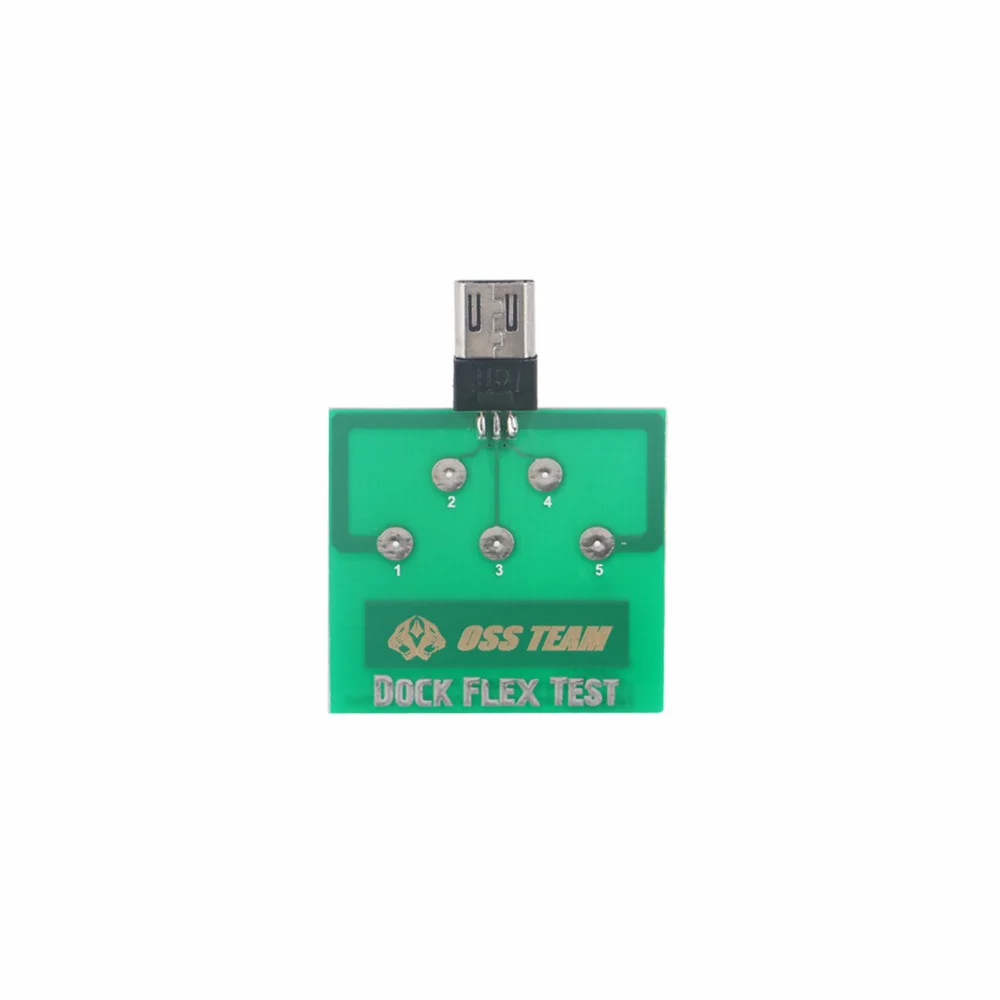 1Pc Micro Usb 5 Pin Pcb Test Board Per Android Cellulare Batteria Power Dock Di Ricarica Flex Test Tools