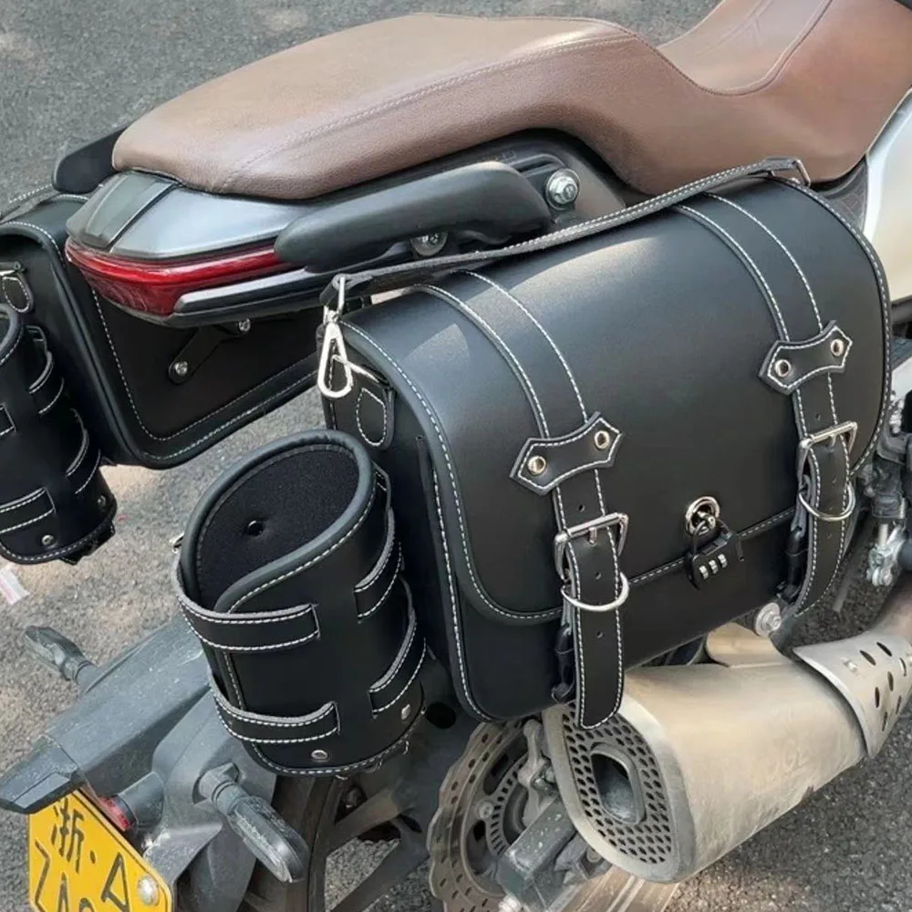 New Fit 500Acmoto Accessori Borsa Laterale Borsa Da Sella Per Voge 500Ac Ac500 500 Ac