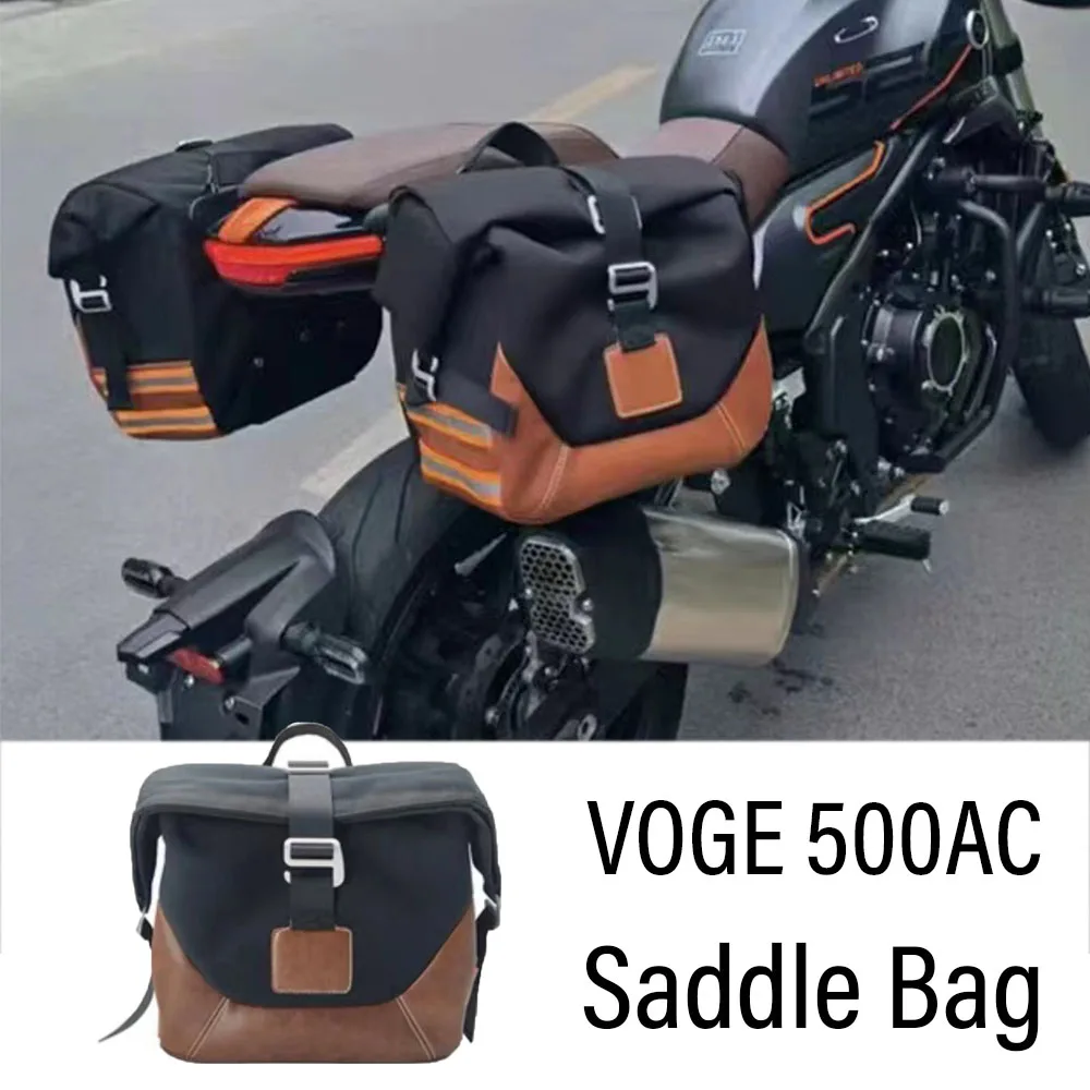 New Fit 500Acmoto Accessori Borsa Laterale Borsa Da Sella Per Voge 500Ac Ac500 500 Ac
