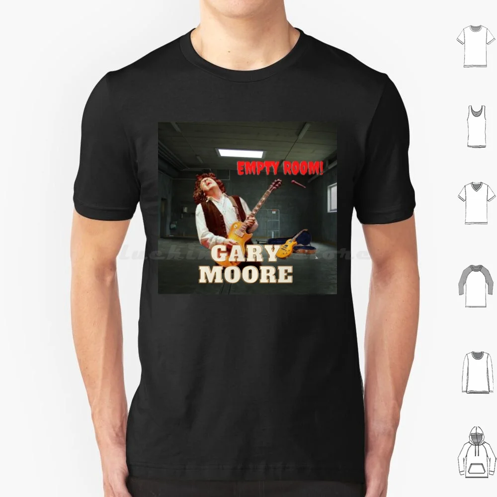 Il Meglio Di Gary Moore T Shirt Big Size 100% Cotone Gary Moore The Blues Heavy Metal Parisienne Walk Way Ancora Ottiene Il Blues