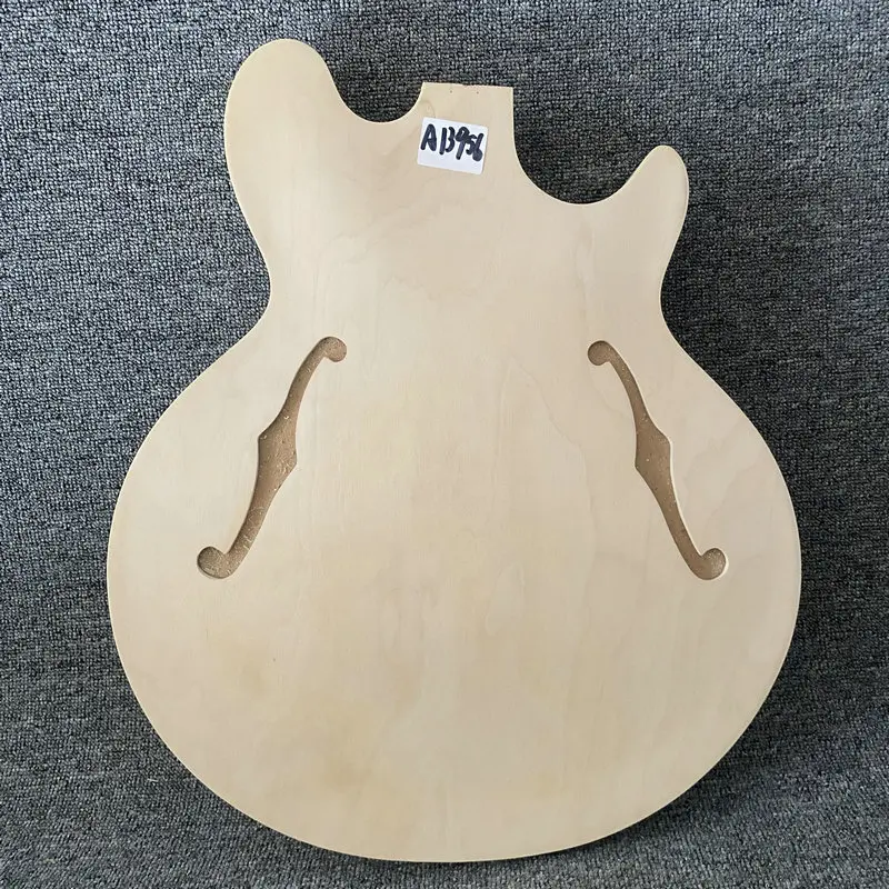 Ab956 Basso Elettrico Semi Hollowbody Epi Originale E Originale Corpo Basso Elettrico Jazz Incompiuto Senza Vernici Autorizzato