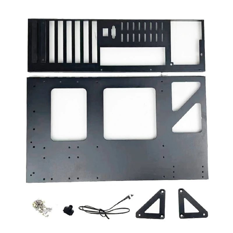 Gpu Alluminio Open Miner Mining Frame Rig Case Supporto Custodie Per Computer Tower