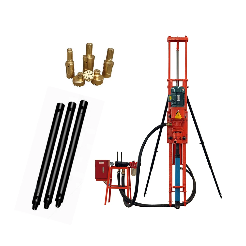 35M Di Profondità Impact Rock Drilling Rig Dth Drill Machine Mobile Blasting Drilling Rig 15M Dth Mine Blast Quarry Drill Rig