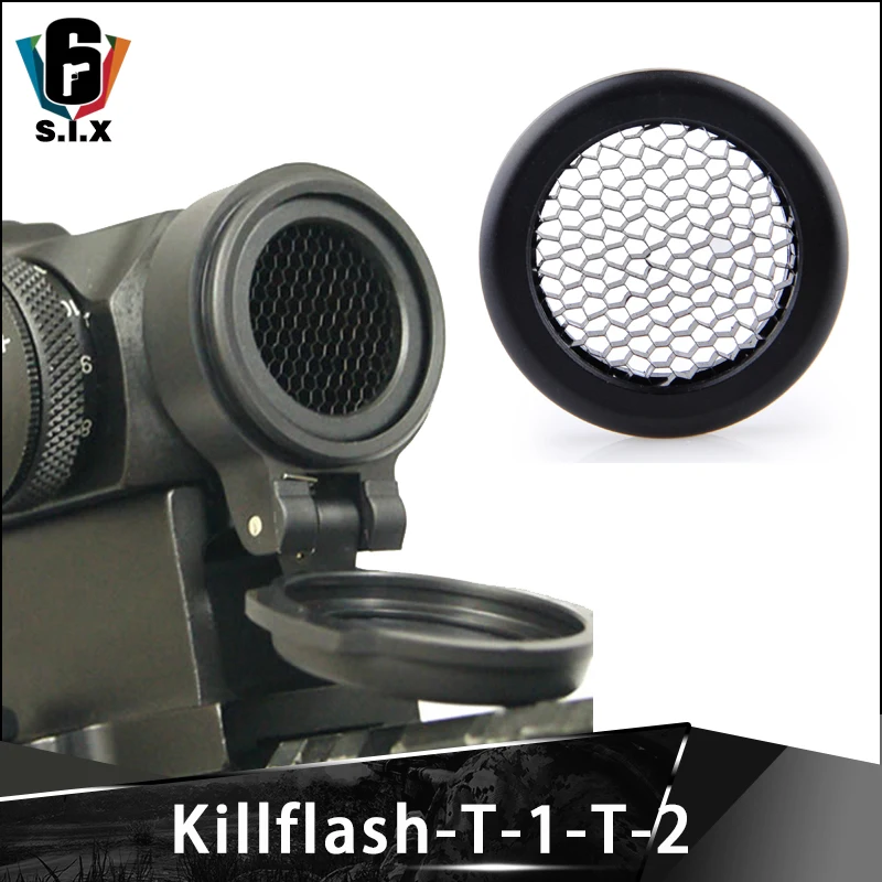 22Mm Tactical Softair Killflash Per Red Dot T-1 T-2 Scope Accessori Per La Caccia Kill Flash Scope Cover