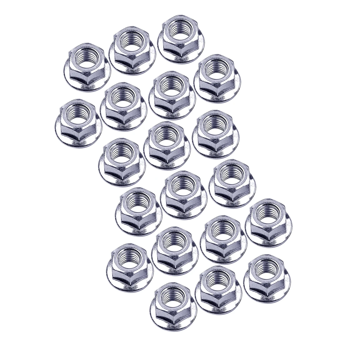 20 Pz Silver Bar Dadi Viti Adatte Per Echo Cs-400 Husqvarna 55 440 455 460 Rancher Motosega Flangia