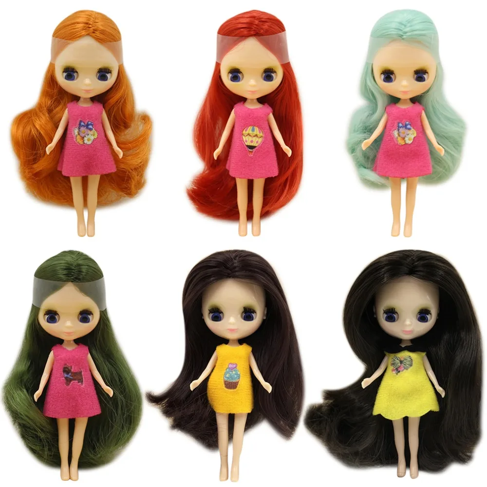 Factory Mini Blyth Nude Doll 10Cm 10 Diversi Stili E Colori Abito Casuale