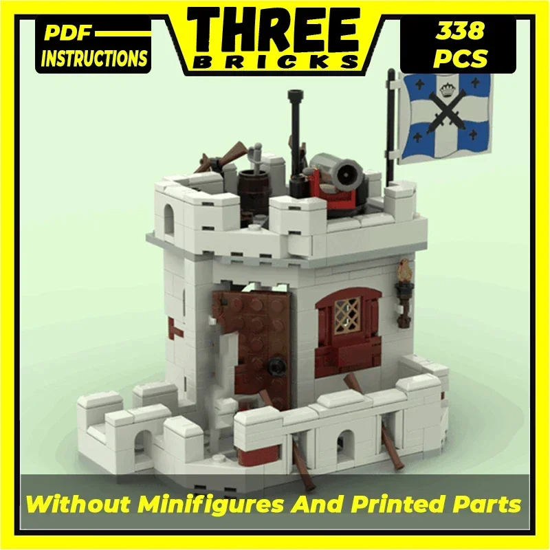 Moc Building Bricks Castello Militare Modello Eldorado Fortress 2Nd Floor Technology Blocchi Modulari Regalo Giocattoli Di Natale Assemblaggio Fai Da 