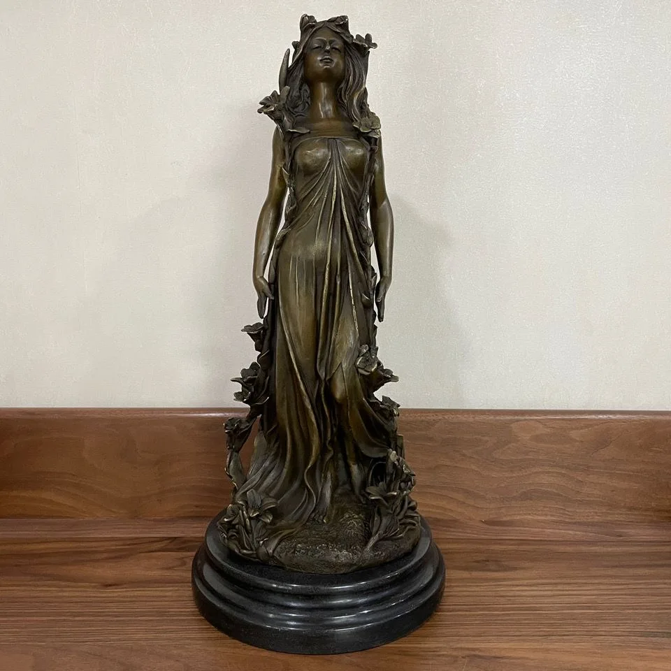 In Magazzino Scultura Afrodite In Bronzo Mito Greco Statua In Bronzo Afrodite Dea Dell'Amore E Angelo Di Bellezza Per Regali Di Decorazioni Per La Cas