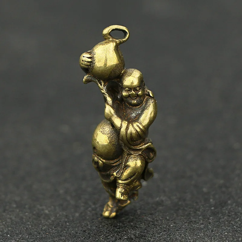 1.6" Nepal Tibetan Buddhism Bronze Kwan-Yin Tara Guan Yin Goddess Amulet Pendant
