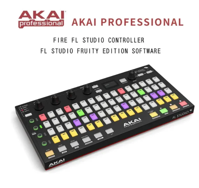 Akai Professional Fire Fl Studio Controller Fl Studio Software Fruttato Edition Per Dj Stage Oled Display