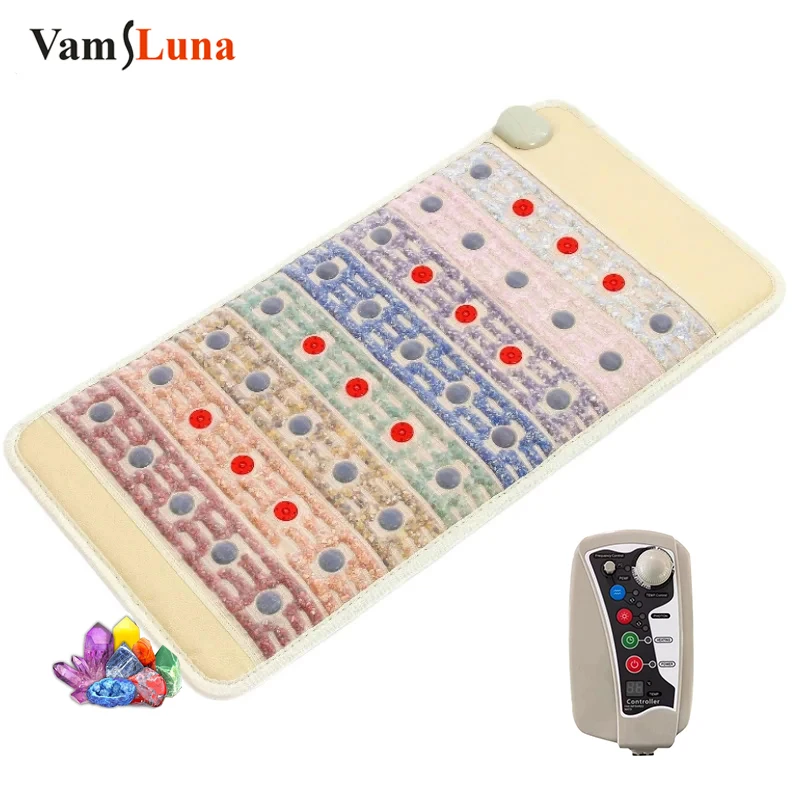 Mini Cuscino Per Massaggio Riscaldante In Cristallo Arcobaleno Pemf Photon Tappetino A Infrarossi Biomat Guarigione Elettromagnetica E Viaggio Spiritu