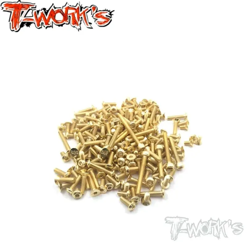 Originale T Works Gss-Mp9-Tki3 Set Di Viti In Acciaio Placcato Oro (Per Kyosho Mp9 Tki3) Parte Rc
