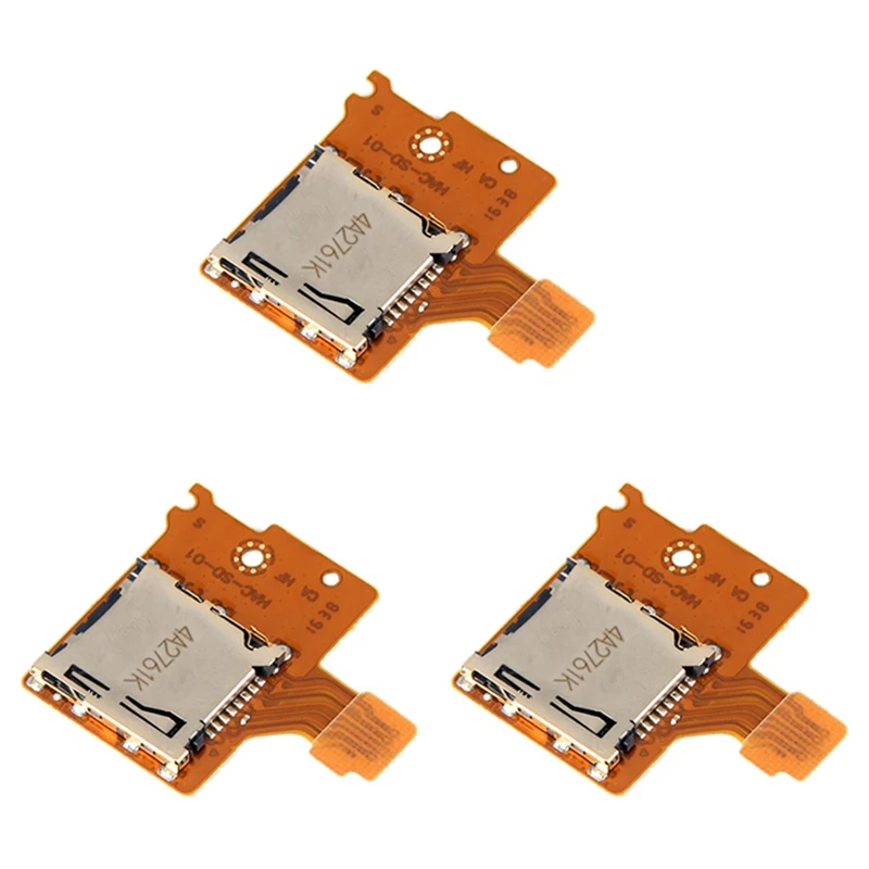 3X Per Scheda Slot Per Scheda Micro-Sd Per Nintendo Switch Ns Tf Slot Per Scheda Sd Socket Board Sostituzione Per Nintendo Switch